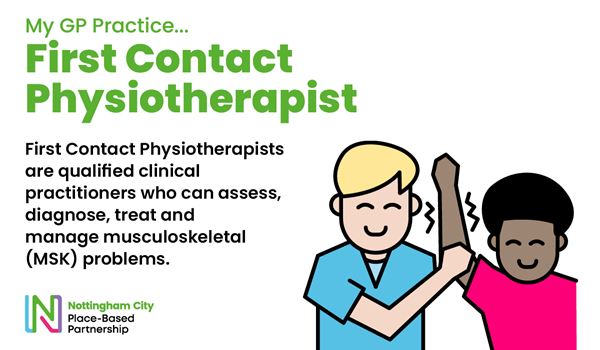 First Contact Physiotherapists are qualified clinical practitioners who can assess, diagnose, treat and manage MSK problems